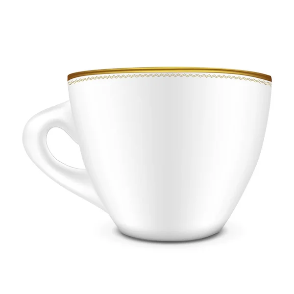 Cup Illustration Isolerad Vit Bakgrund — Stock vektor