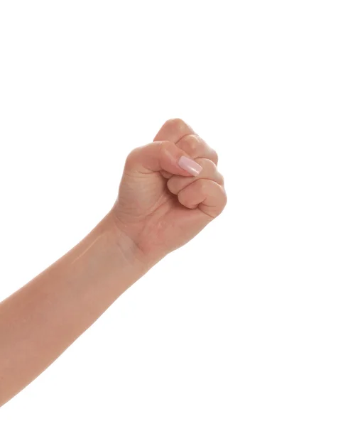 Female fist — Stock Photo, Image