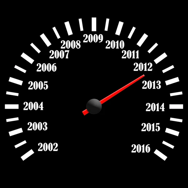 Conceptual 2013 year speedometer — Stock Photo, Image