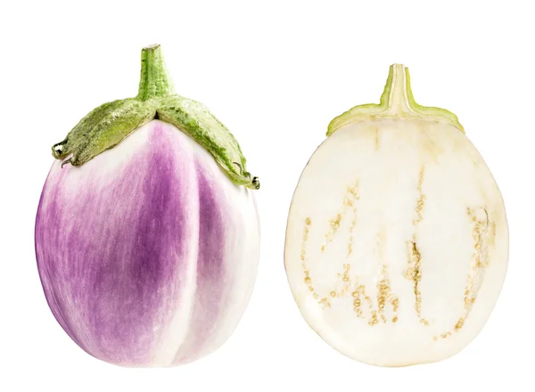 Eggplant isolated on white — Stock Photo, Image