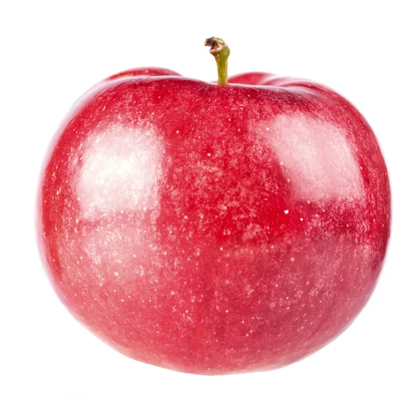 Pomme rouge isolée sur fond blanc — Photo