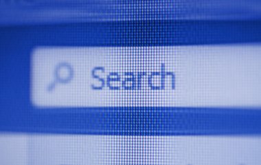 Internet arama motoru tarayıcısı penceresi