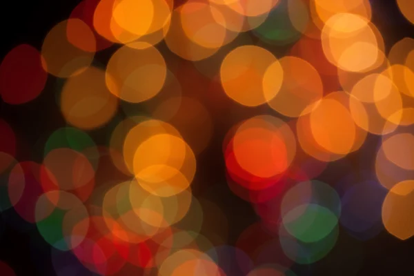 Defocused abstract lights christmas background — Stock Photo, Image