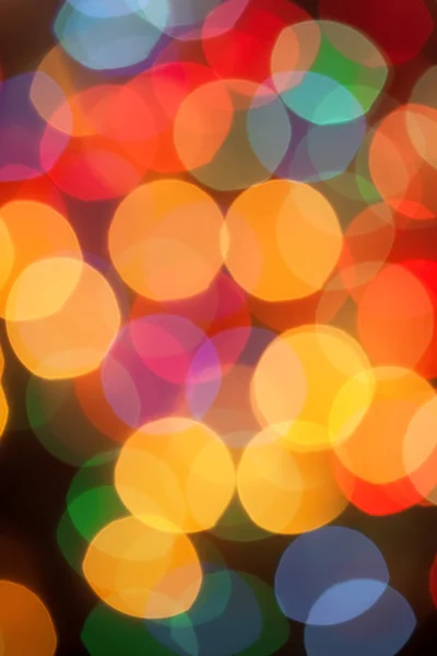 Desfocado abstrato luzes natal fundo — Fotografia de Stock