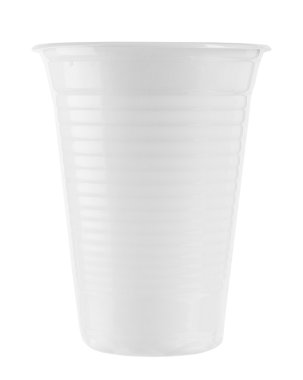 beyaz zemin üzerine plastik kap kapatmak