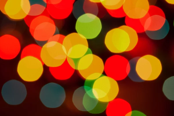 Gedempte abstracte verlichting kerst achtergrond — Stockfoto