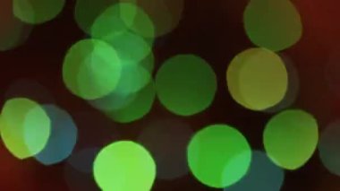 ufuk soyut Noel ışıkları