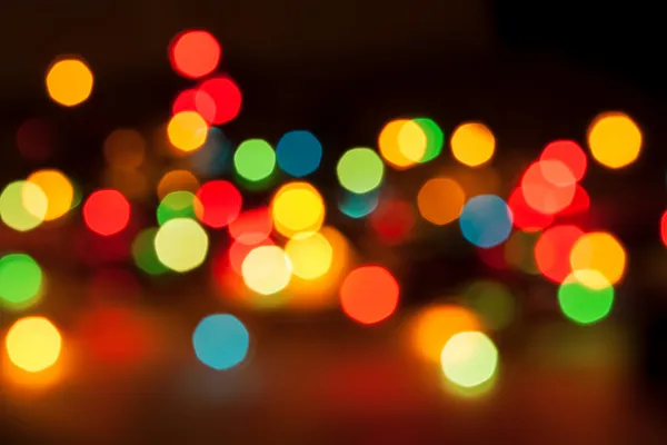 Defocused abstract lights christmas background — Stock Photo, Image