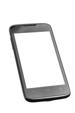 boş ekran ile cep telefonu