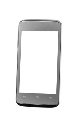 boş ekran ile cep telefonu