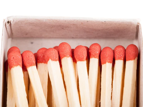 Close-up of a red matches — Stock Photo, Image