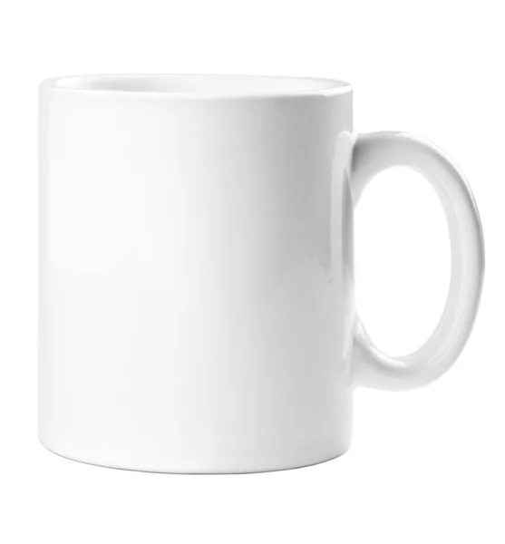 Tasse blanche vide vide pour café ou thé Images De Stock Libres De Droits