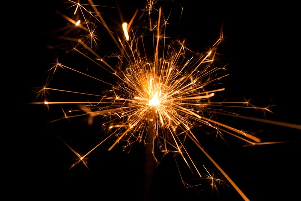 Kerstmis sparkler — Stockfoto