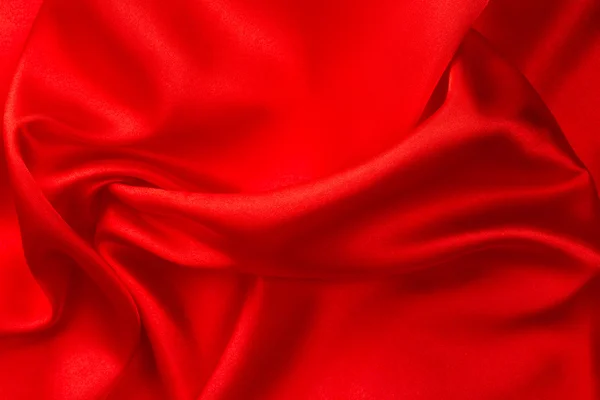 Red silk fabric — Stock Photo, Image