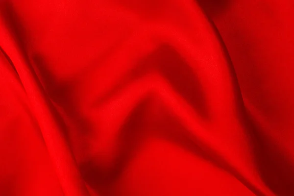 Red silk fabric — Stock Photo, Image