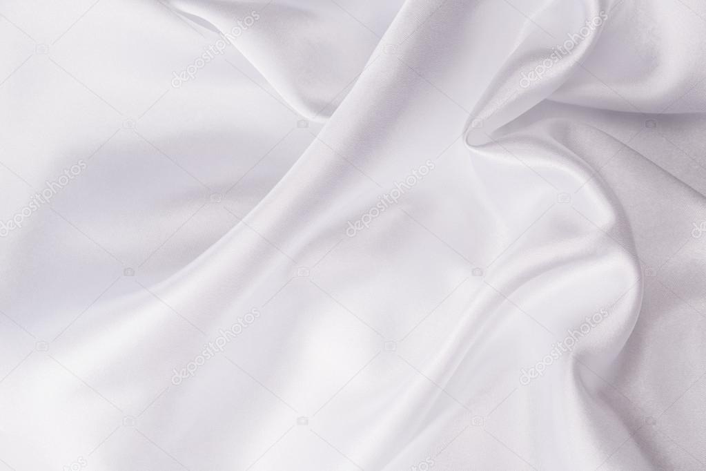 White silk fabric