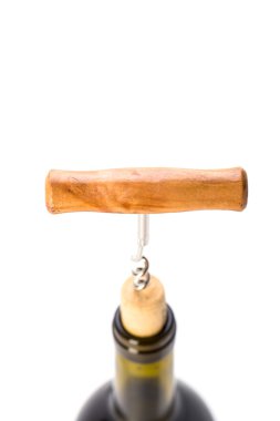 tirbuşon şarap şişe