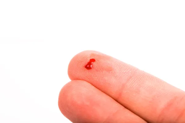 Fingers with blood — Stock Photo, Image