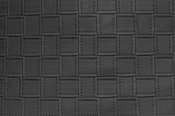 Black Background Abstract Background Intertwined Leather — Stock Photo, Image