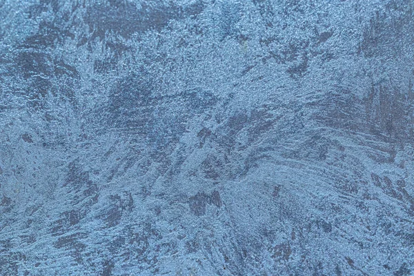 Teksturowane Niebieskie Tło Tynk Dekoracyjny Ściany Tapety Niebieska Zimowa Tekstura — Zdjęcie stockowe