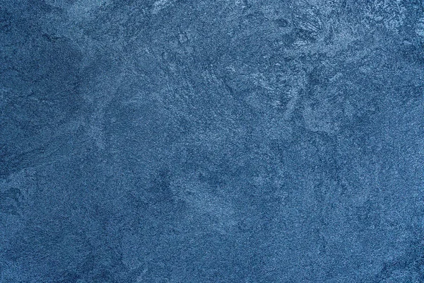 Dokulu mavi arkaplan. Dekoratif alçı duvarlar, duvar kağıtları. Mavi kış dokusu