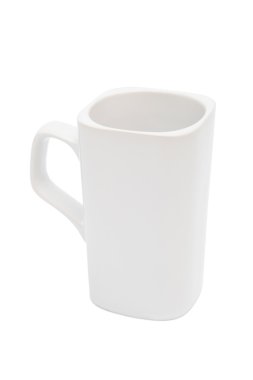 White coffee mug clipart