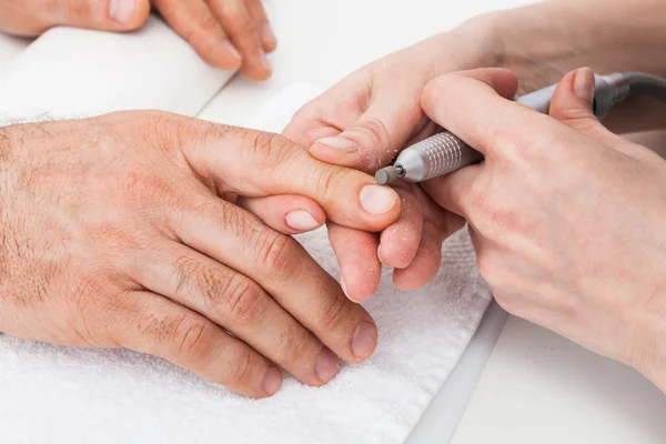 Manicure al salone di bellezza — Foto Stock