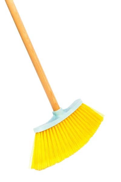 Yellow brush the floor — Stock Photo, Image