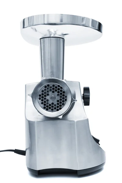 New electric meat grinder — Stockfoto