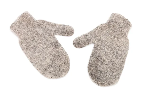 Warme Handschuhe aus Wolle — Stockfoto