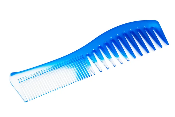 Blue plastic comb — Stock Photo, Image