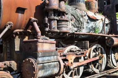 eski buharlı lokomotif