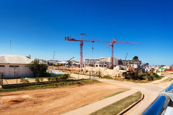 Construction of hotels — Stock Photo, Image