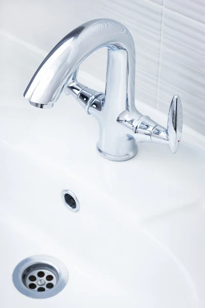 Beautiful shiny faucet — Stock Photo, Image