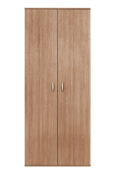 Современный деревянный шкаф — стоковое фото
