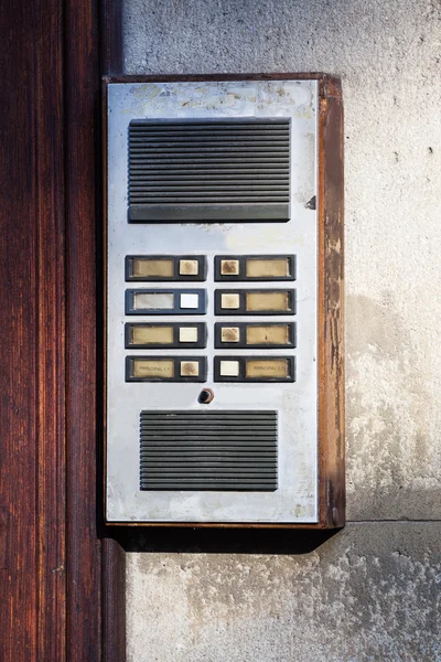 Old intercom — Stock Photo, Image