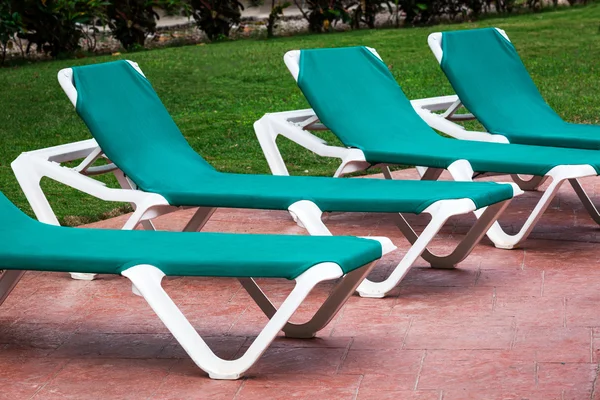 Deck chairs — Stock Photo, Image