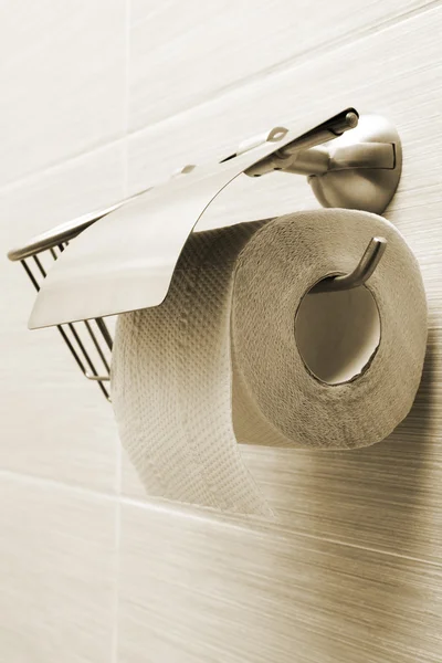 Toilet paper holder — Stock Photo, Image