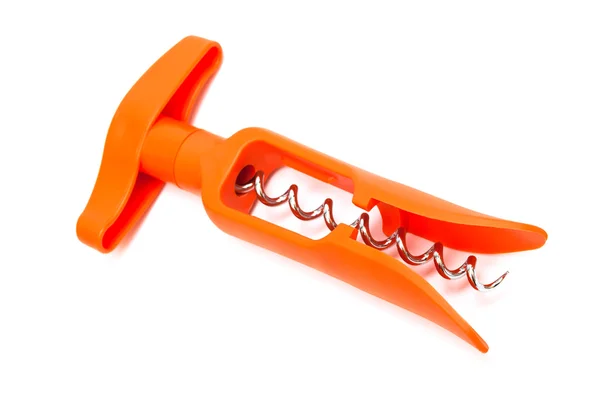 Orange corkscrew — Stock Photo, Image