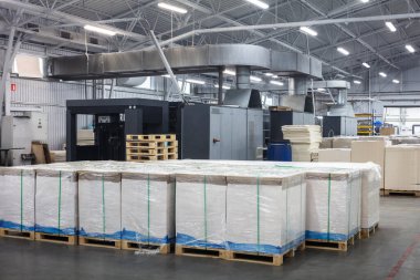 modern basımevi bir baskı için donatım