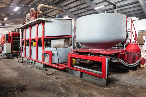 Equipamento Para Produção Papel Machê Uma Fábrica — Fotografia de Stock