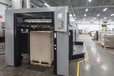 modern basımevi bir baskı için donatım