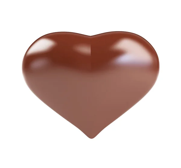 Fondo abstracto como un corazón de chocolate —  Fotos de Stock