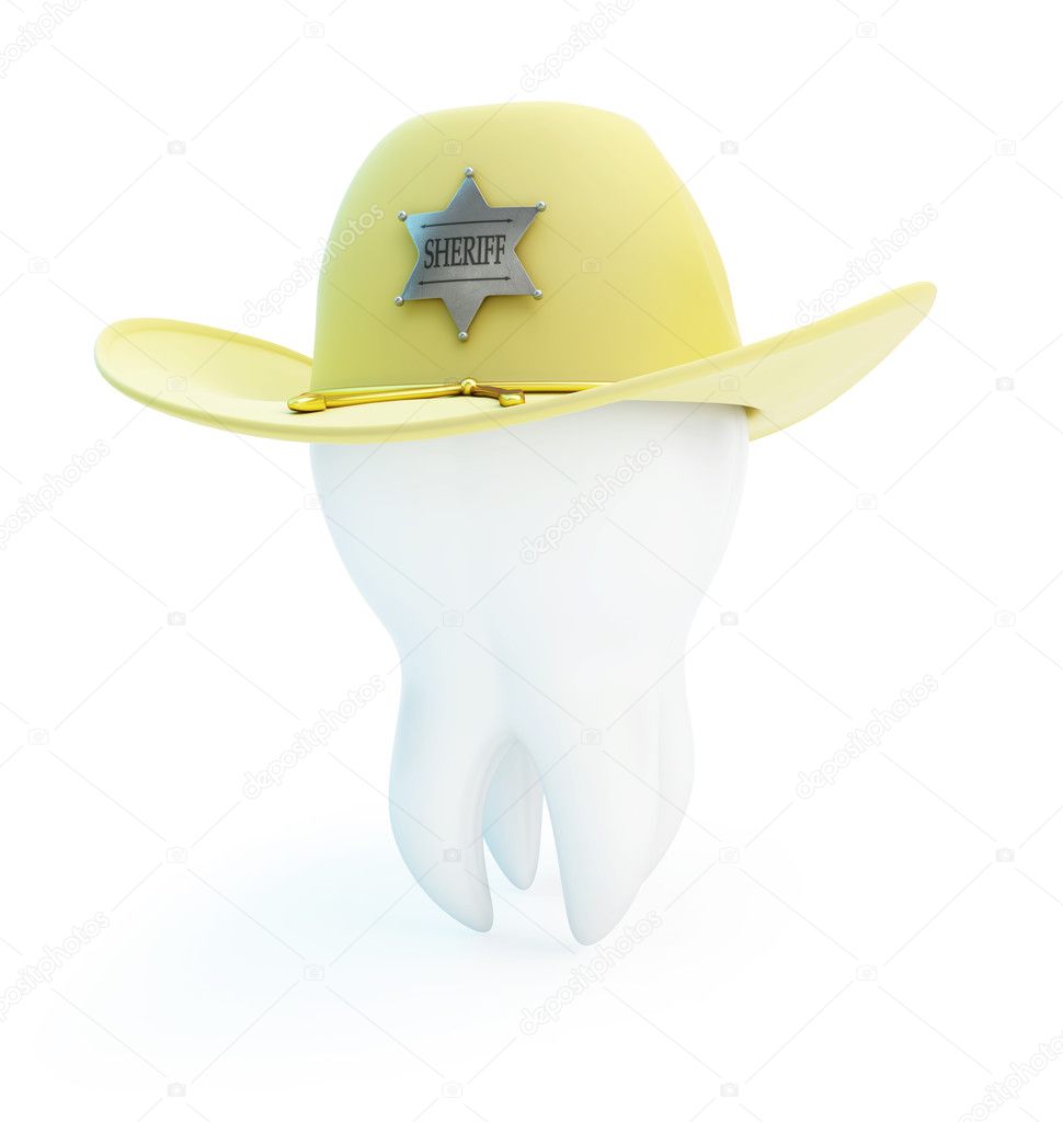 Tooth, hat sheriff