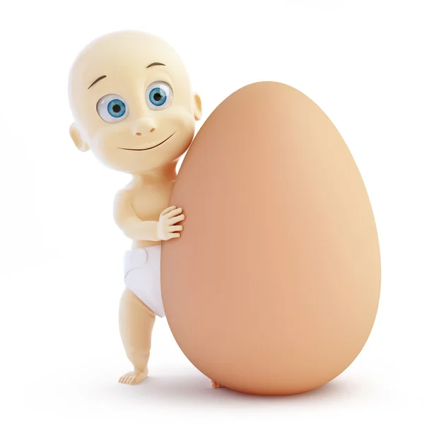 Uovo del bambino — Foto Stock