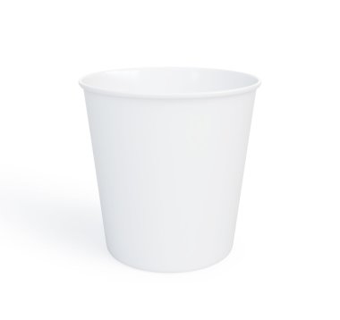 beyaz zemin üzerinde gıda plastik konteyner 3d çizimler