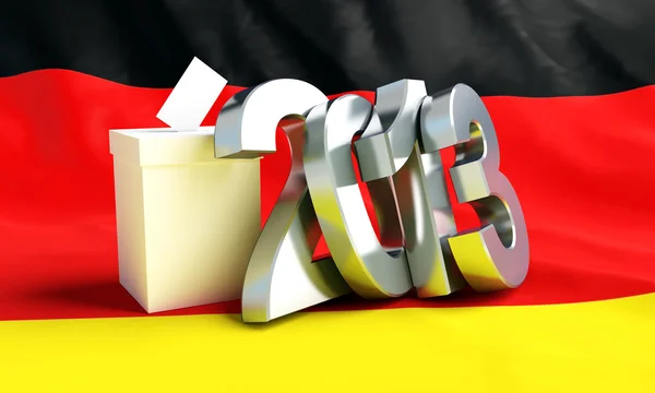 Wybory parlamentarne w Niemczech w 2013 — Zdjęcie stockowe