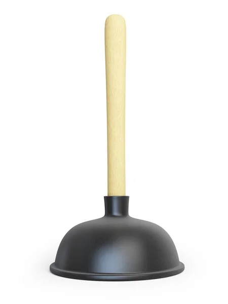 Plunger 3d on a white background — Stock Photo, Image