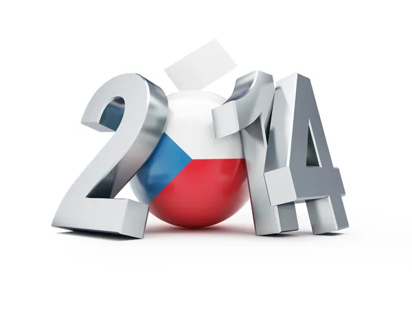 Val till Europaparlamentet i Tjeckien 2014 — Stockfoto