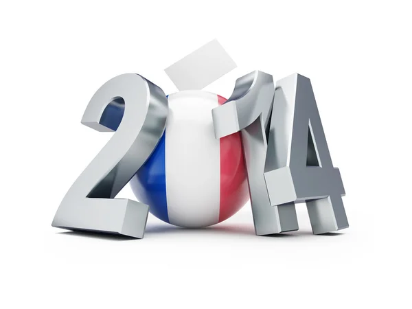 European Parliament elections in France 2014 — Stock Photo, Image